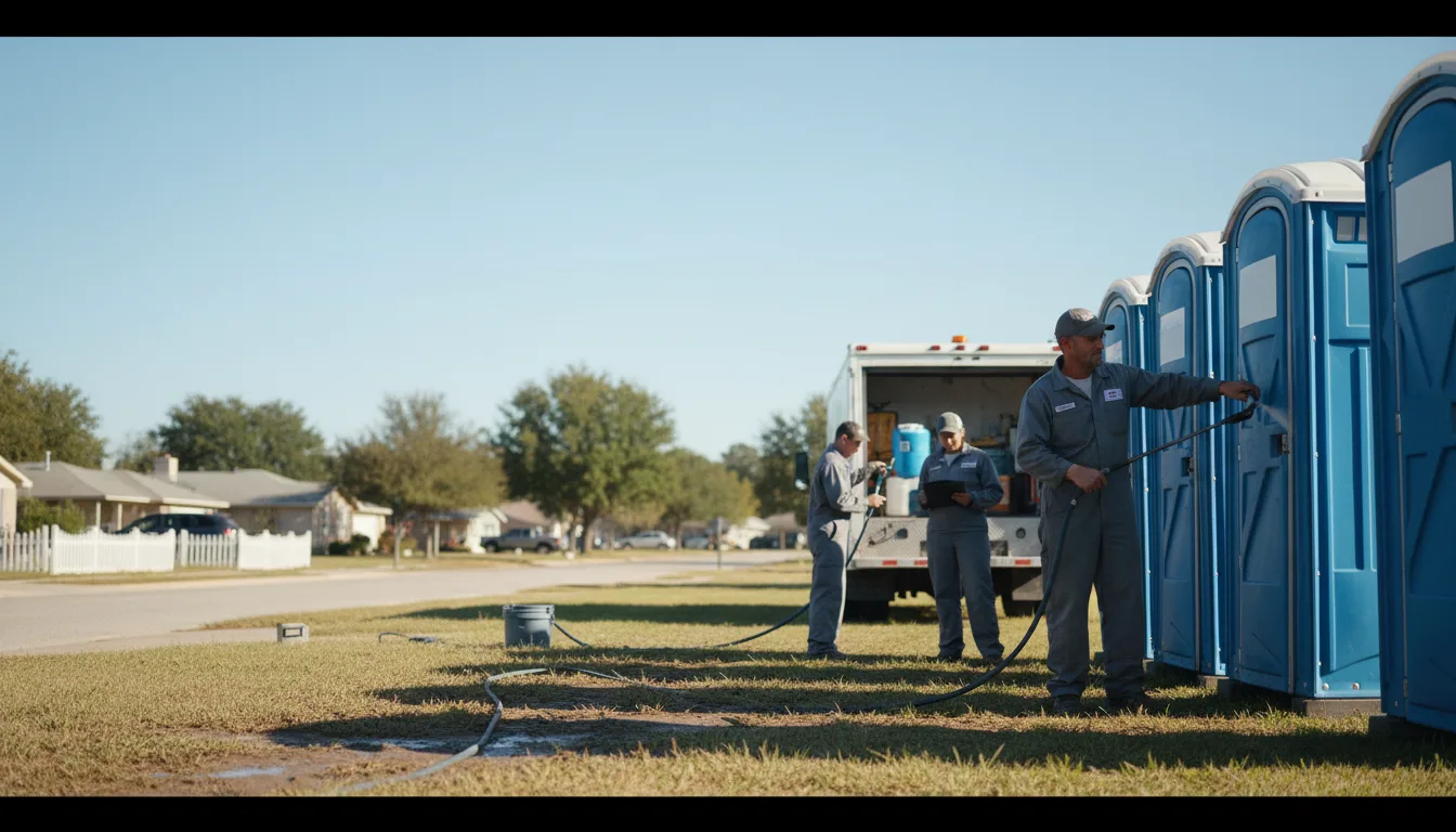 Long-Term Portable Toilet Rental in Dallas, TX near me